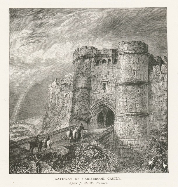 Carisbrook Castle Carisbrook Castle after J. M. W. Turner